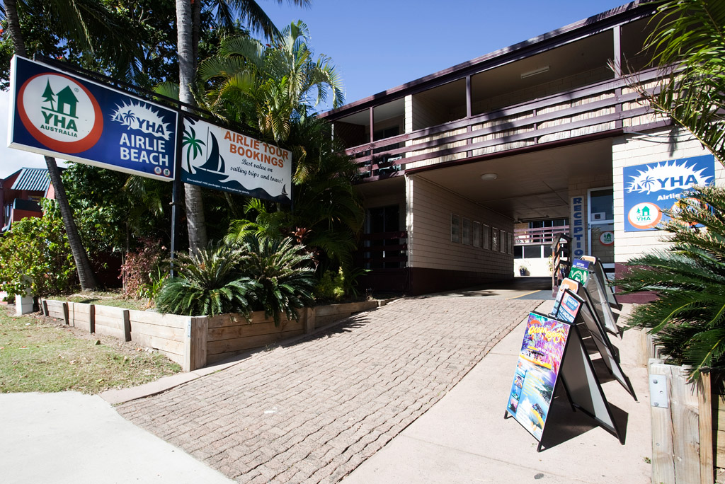 Hostel entrance