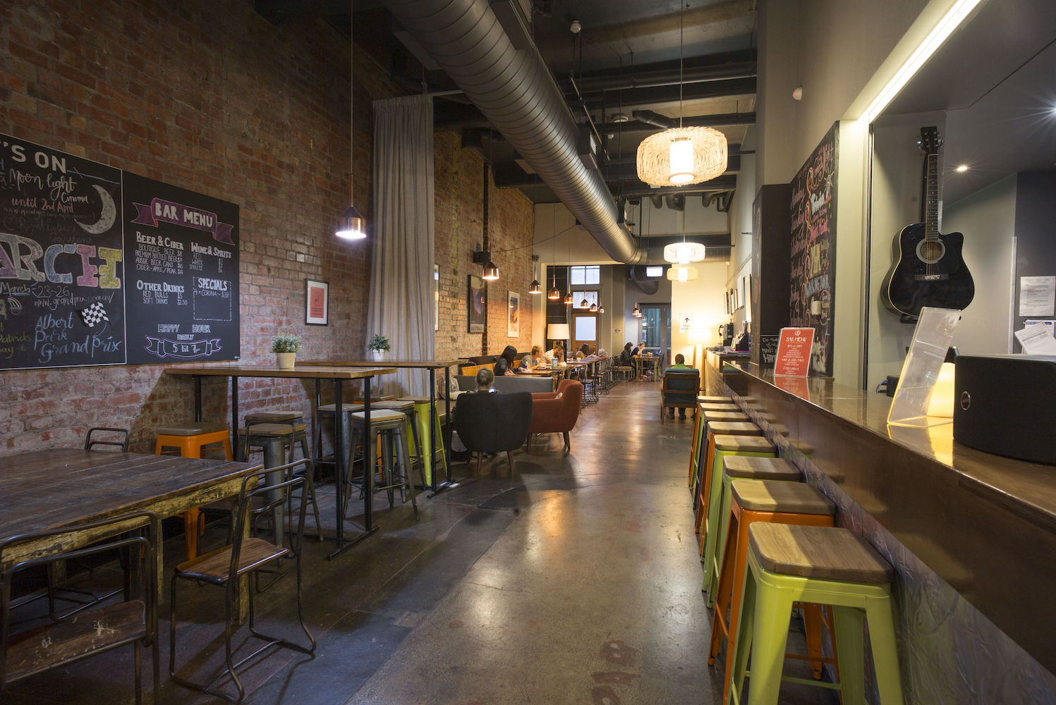 Melbourne Central YHA Dining Area