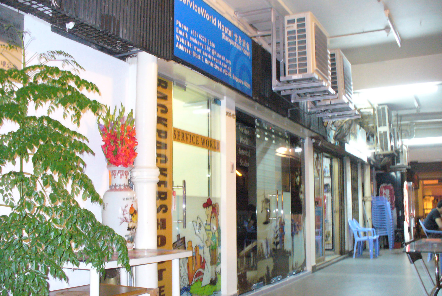 Hostel entrance