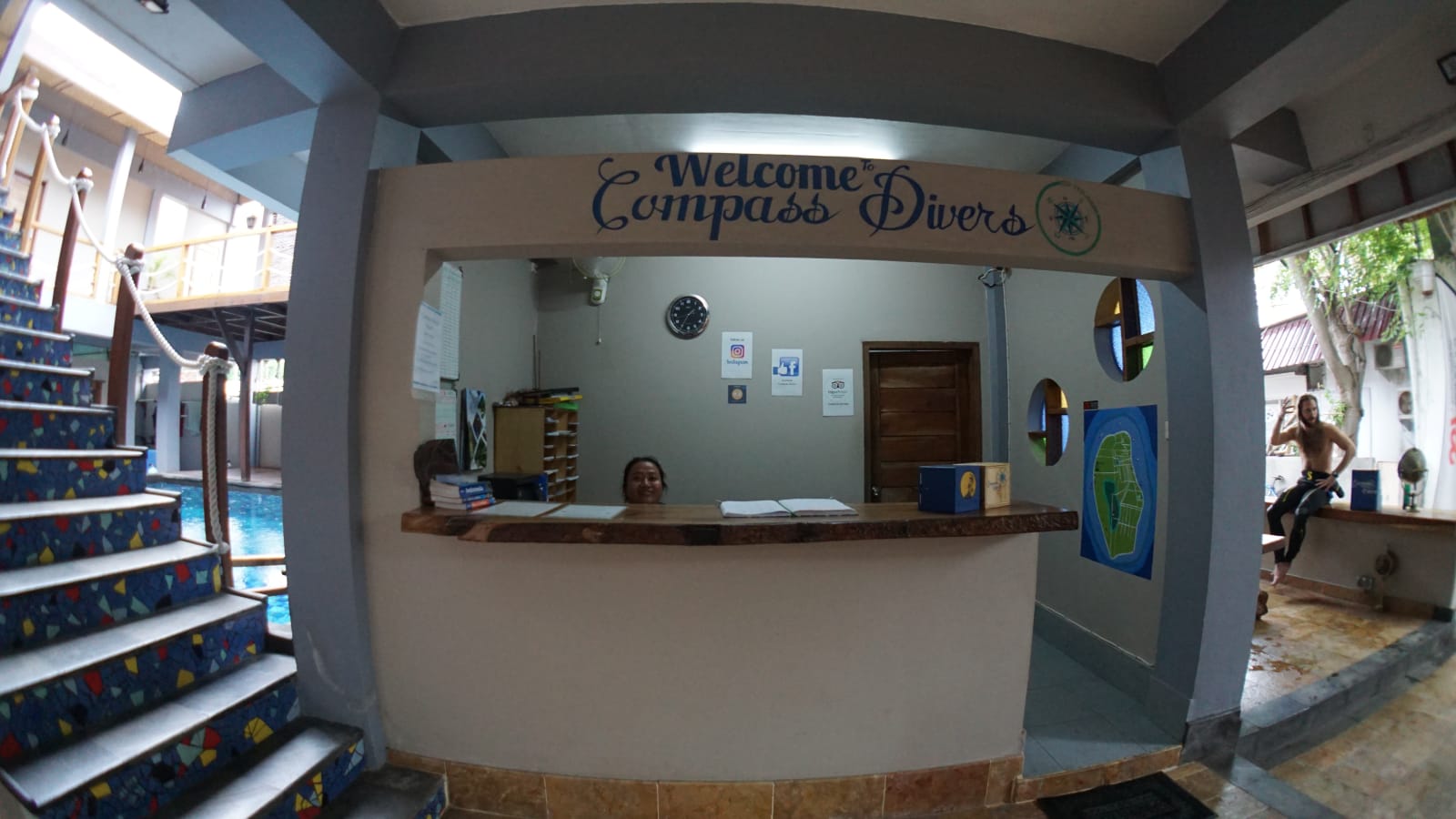 Compass Divers Hostel, Gili Trawangan