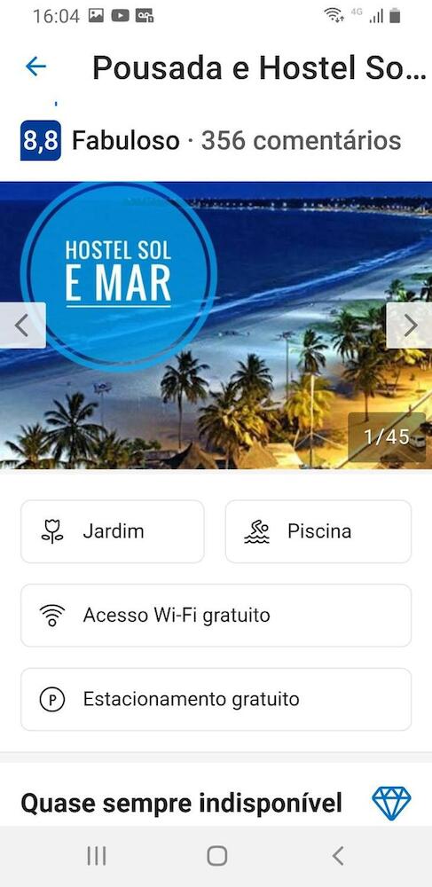 Hostel E Pousada Sol E Mar, João Pessoa