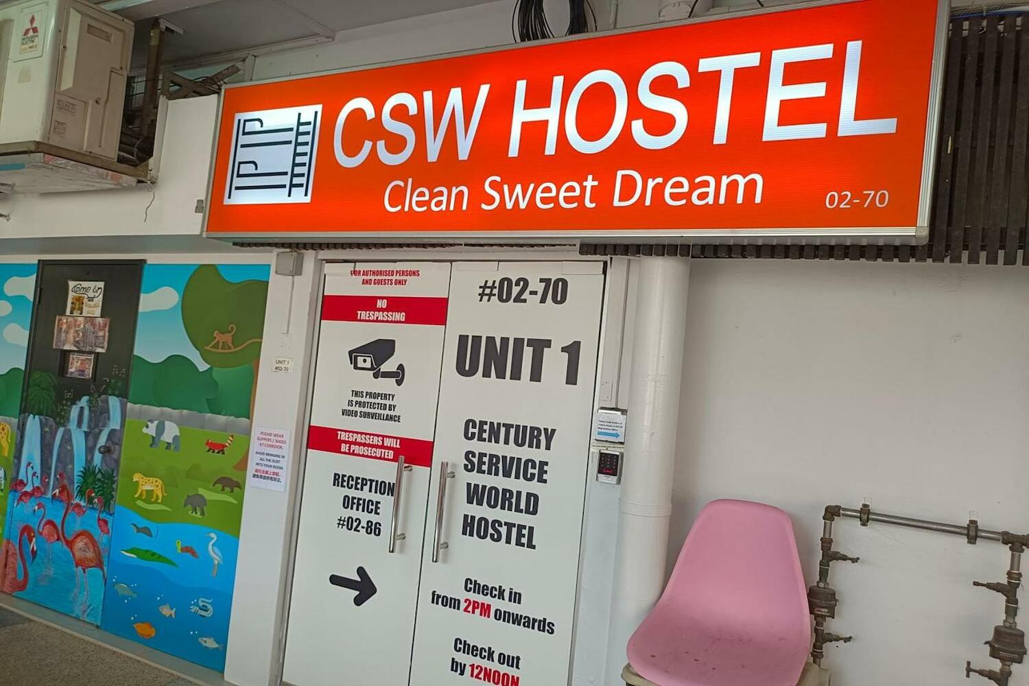 CSW Hostel, Singapore City