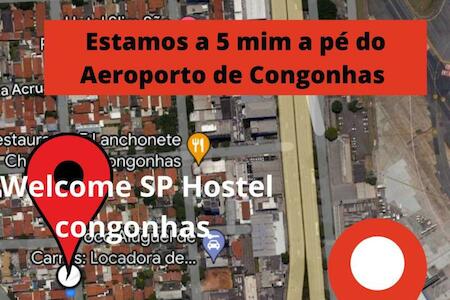 Welcome SP Hostel - Aeroporto de Congonhas